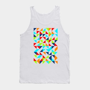 Aesthetic Geometric Pattern - Triangle #10 Tank Top